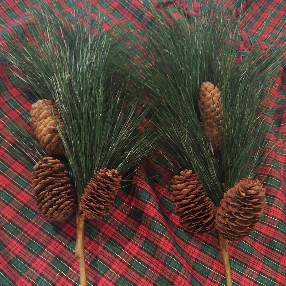 Faux Greenery Stems - Set of Two - Never Used